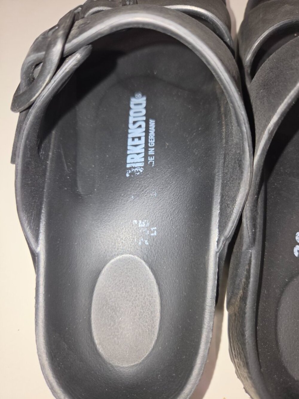 Birkenstock Youth Sandals Size 32/205 Black Made In German - Picture 4 of 7